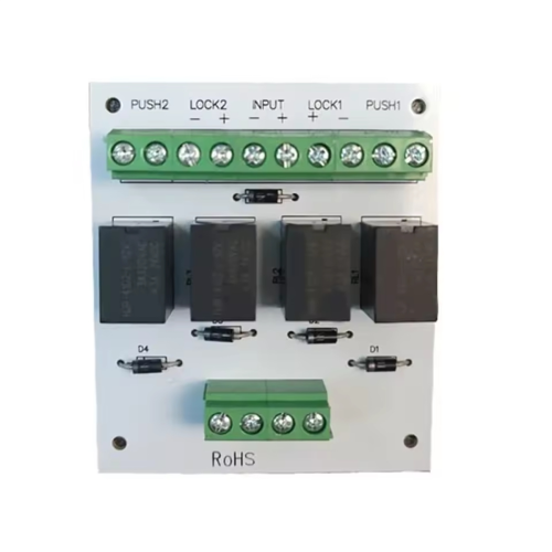 Double Door Interlocking Relay Module for Door Interlock System