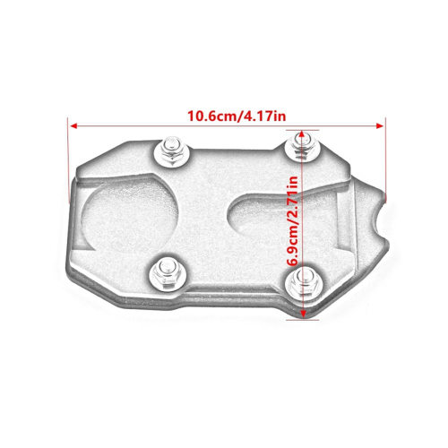 Motorcycle Accessories Side Pillar Enlarged for Black 2