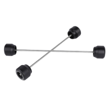 Achsenschutzpolster für Vorder- und Hinterrad des Motorrads MT-03