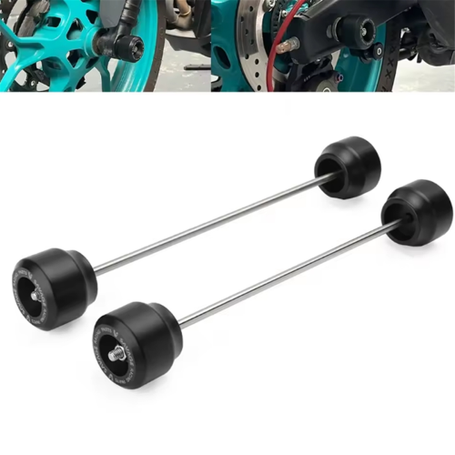 Motorcycle Front and Rear Wheel Axles Protector Pad for MT-03 2