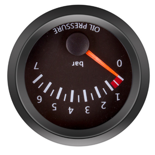 Misuratori di pressione dell'olio per auto da 52 mm, 0-7 BAR, per camion e auto da 12 V 1