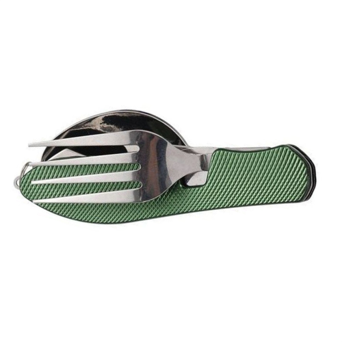 Foldable Camping Utensil Set,Stainless Steel Knife,Fork,Spoon Combo 1