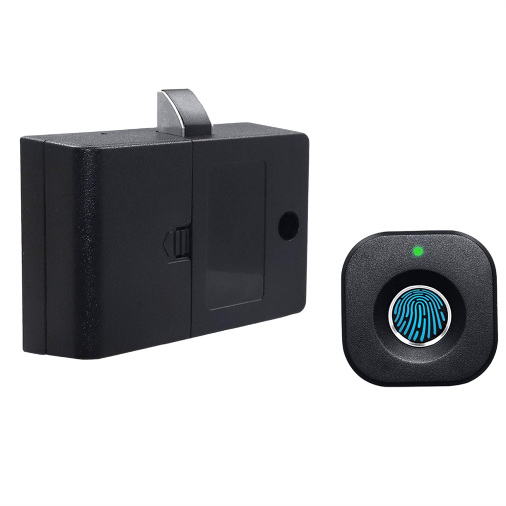 Smart Biometric Cabinet Lock-Keyless Hidden File Drawer Wardrobe Lock 4852533798581