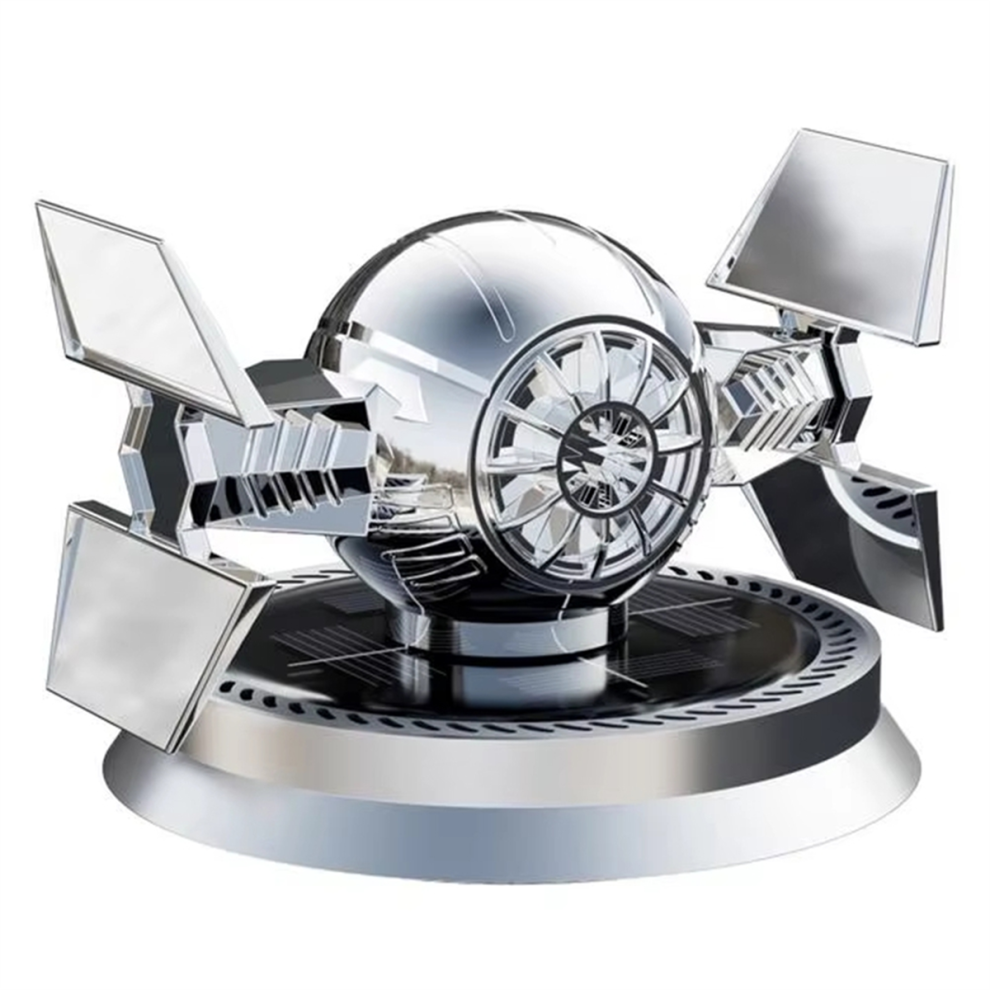 Solar Powered Rotating Car Air Freshener Decorative Fragrance Mecha 4852533705671