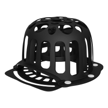 Reinigungskäfig für Baseballkappen, Silikon, Schwarz