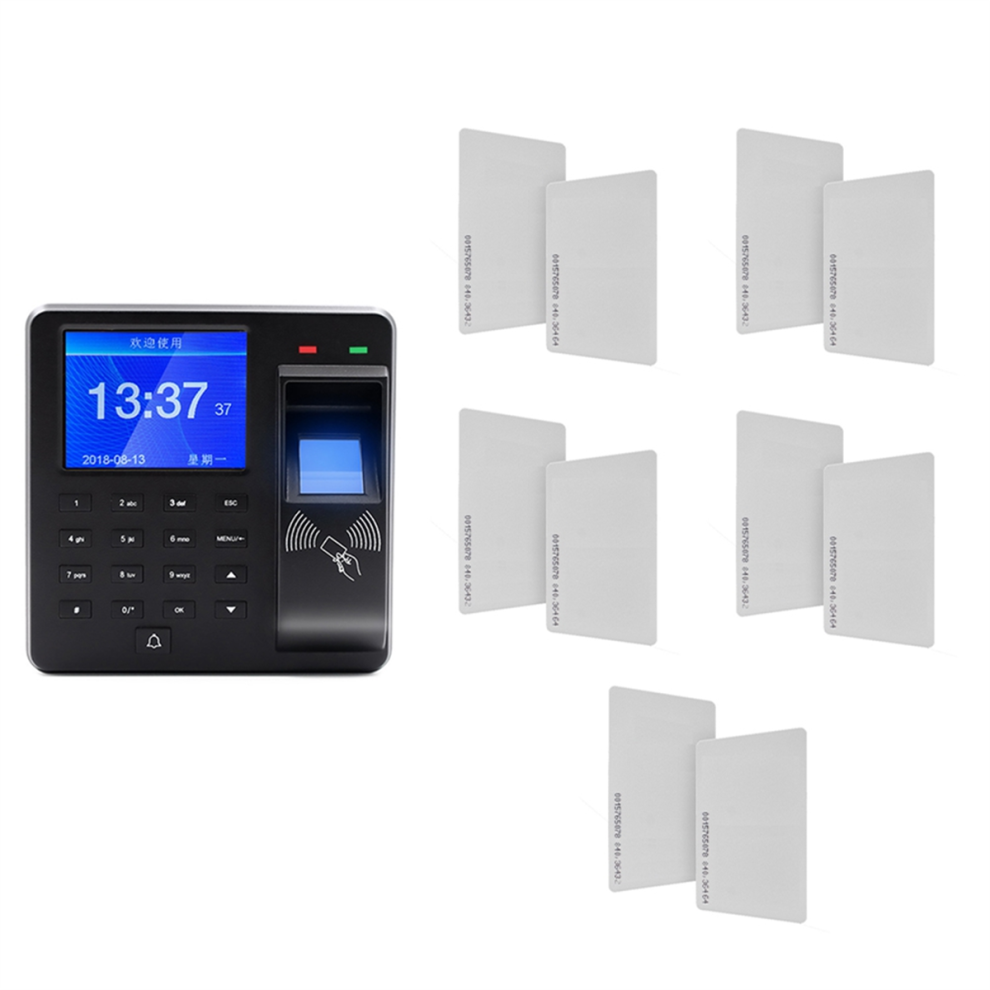 125Khz Rfid Biometric Fingerprint Time Attendance Clock Recorder 4852533796440