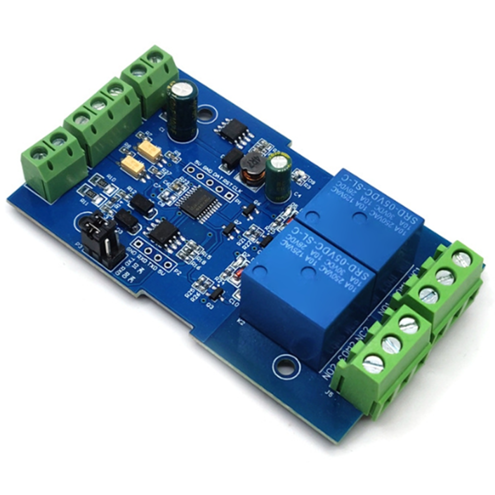 7-24V 2-Channel Relay Module With Rs485/Ttl Communication 4852533703806