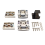Pops Tour Pack Pak Latches Spacers Lid Catch Kit for Touring 4