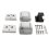 Pops Tour Pack Pak Latches Spacers Lid Catch Kit for Touring 7