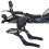 Rear Passenger Sissy Bar Backrest with Luggage Rack for Black 4