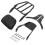 Rear Passenger Sissy Bar Backrest with Luggage Rack for Grid 3