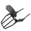 Rear Passenger Sissy Bar Backrest with Luggage Rack for Grid 2
