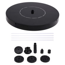 Solar Bird Bath Fountain Pump, 1.5W Outdoor Solar Water Fountain Pump