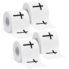 4 nastri sportivi cristiani da 2 pollici x 23 piedi