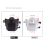Universal 1L Car Engine Oil Breathable Pot Radiator Coolant Silver 5