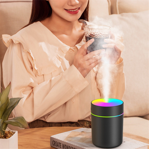 180ML Air Humidifier Aroma Diffuser Mini Essential Oil Purifier Black 2