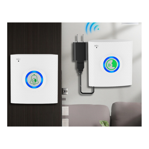 Wireless Long Distance Voice Intercom Full Duplex Door Phone Black 2