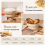 Heating Sourdough Bread Proofing Basket Set, Silicone Batter Bowl 3