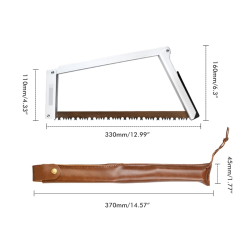 13 Inch Folding Bow Saw Folding Hand Saw White 1