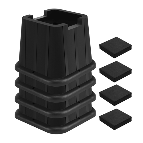 Bed Risers Heavy Duty, Adjustable Furniture Risers for Bed