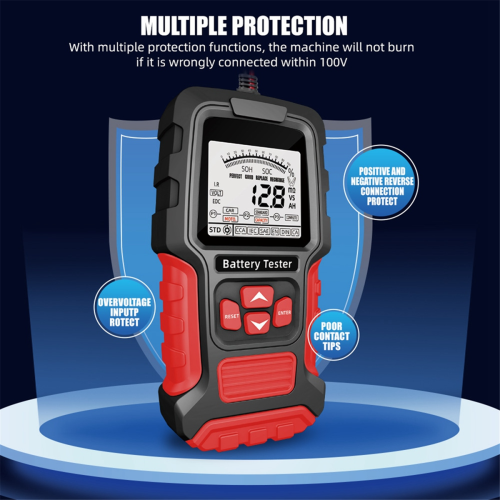 Car Battery Tester 12V 24V System Detect Auto Battery Analyzer 1