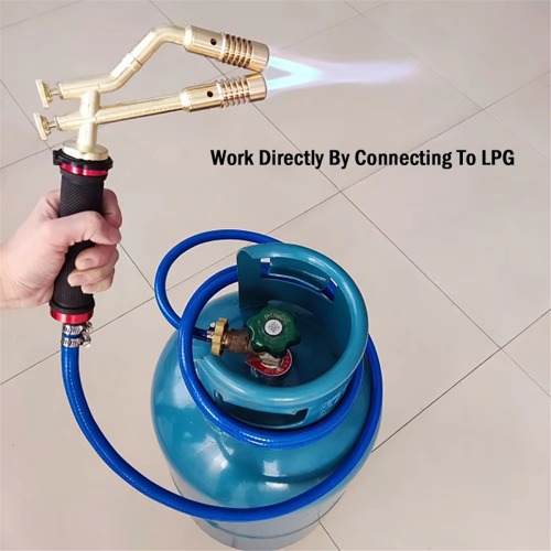 Double-Head High Temperature LPG Welding Torch 2