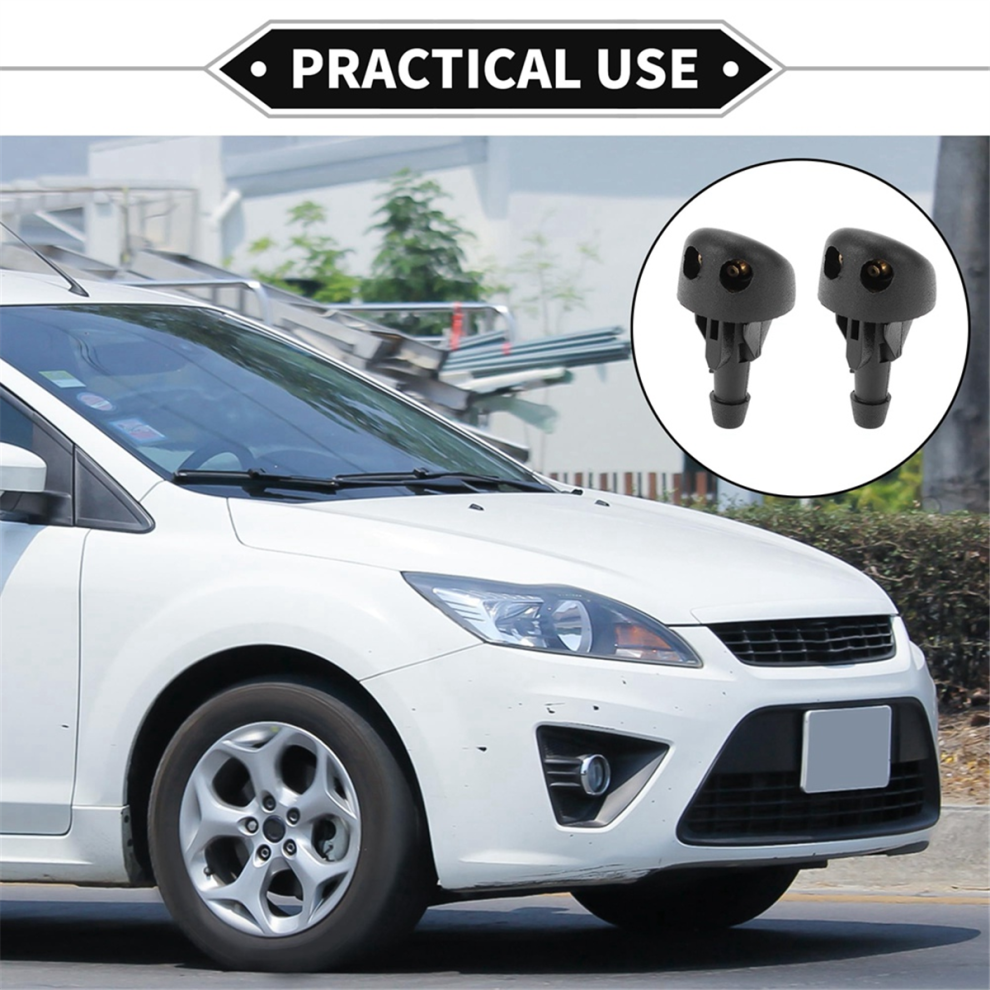 2Pcs Front Windshield Wiper Washer Nozzle Injector Jet 4852533723514