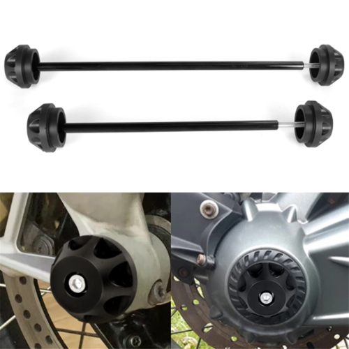 Front Rear Axle Fork Crash Slider Axle Wheel Protector for 2