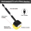 Grill Brush Grill Cleaning Brush Bristle Free Replaceable Heads 3