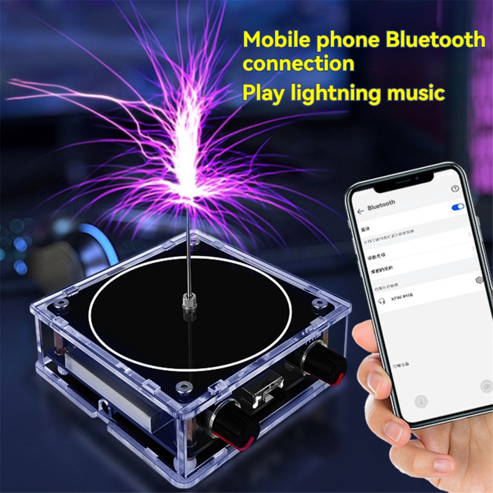 Bluetooth Music Coil, Touchable Artificial Spark Arc Generator(Eu) Light 4852533728649