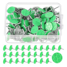 100 Pcs Reflective Tacks Trail Marking Tacks Mark Trail