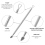 2pcs Lottery Ticket Tool,Metal Lottery Ticket Tool 3