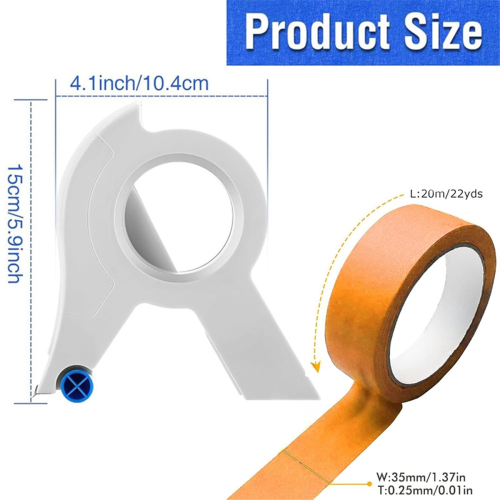 6PCS Set Masking Paint Tape Applicator, Painters Tape Applicator Tool 2