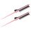 2 Pcs Rat Tail Clip Combs Fine Tooth Hair Coloring 3