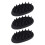 3 Pcs Silicone Scalp Massager Hair Scrubber 6