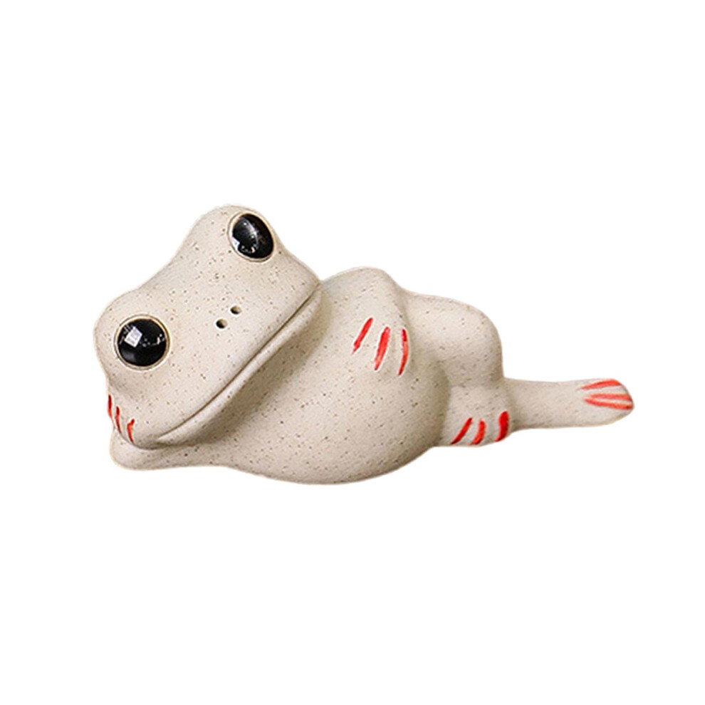 Collectible Ceramics Frog Figurine Tea Pet Sculpture For Home Decor-image-OPC-PJZ952P-NEW