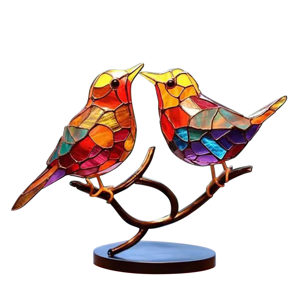 (2 Birds) Birds On Branch Ornaments Exquisite For Stylish Home Add Charm To Home-image-OPC-PJZ95HK-NEW
