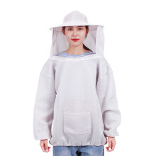 (grey) Breathable White Wasp Specific Clothing For Beekeepers While