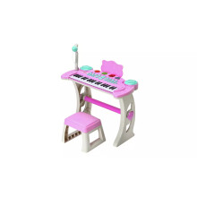 Keyboard Stand and Stool - Pink