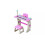 Keyboard Stand and Stool - Pink 1