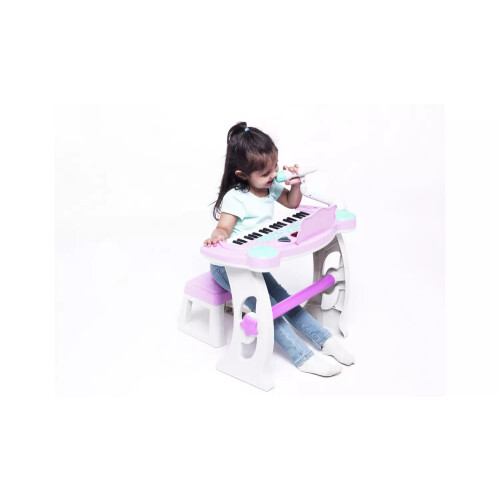 Keyboard Stand and Stool - Pink 1