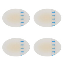 12 Stück Gel-Blasenpflaster Waterproof Zeh- und Fersenverband, 5,5 x 3,7 cm