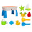 Kids Sand Water Activity Table with 9 Beach Toys 2