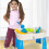 Kids Sand Water Activity Table with 9 Beach Toys 8