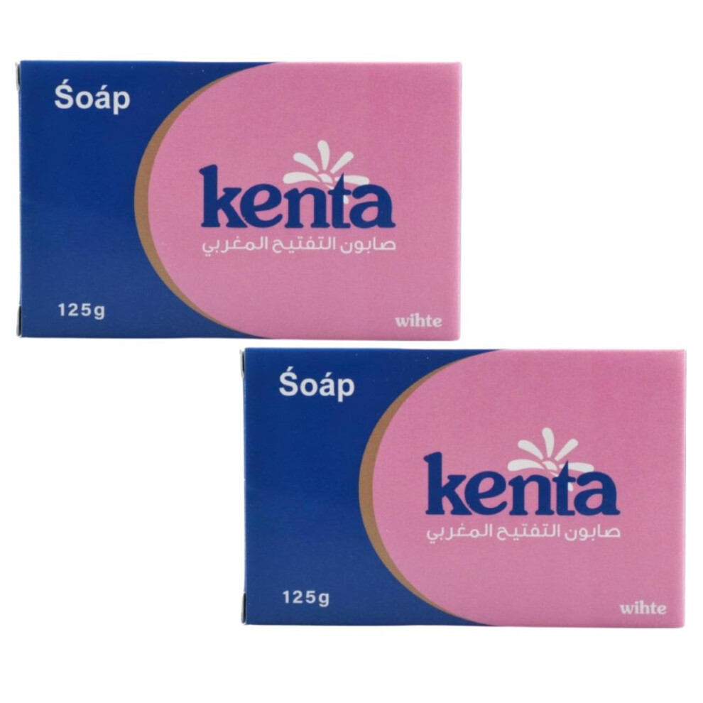 Pink Kenta Moroccan Beauty Soap - 125G Pack Of 2