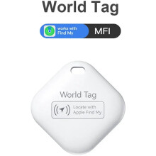 Mini GPS Tracker - Live Locatie Volgen via Find My iOS - Alleen geschikt voor Apple-iPhone - Sleutelvinder en tracker voor auto, bagage, hond, camper