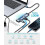 6 in 1 USB Docking Station - USB 3.1 Gen 1 (USB 3.0) Ports - SD/MicroSD Card Slot - Compact and Durable 5