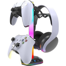 Controllergehäuse – Weitere RGB-Beleuchtungsmodi – rutschfest – Standard-Gamecontroller für Xbox, PS5, PS4, Nintendo Switch