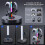 Controllergehäuse – Weitere RGB-Beleuchtungsmodi – rutschfest – Standard-Gamecontroller für Xbox, PS5, PS4, Nintendo Switch 7
