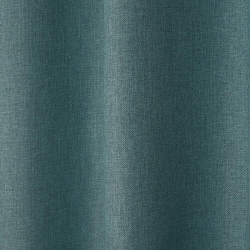 (66x72", Blue) Solid Colour Eyelet Curtains Blackout Ready Made Ring Top Cosmos 2
